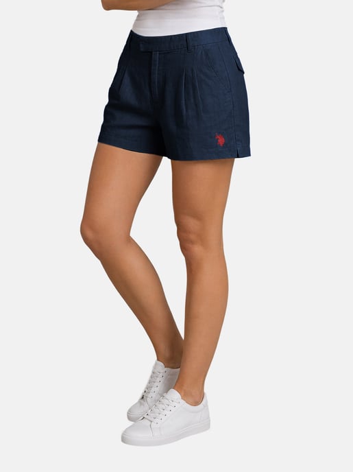 U.S. Polo Assn. dames linnen shorts van linnen-katoenmix - Image 4