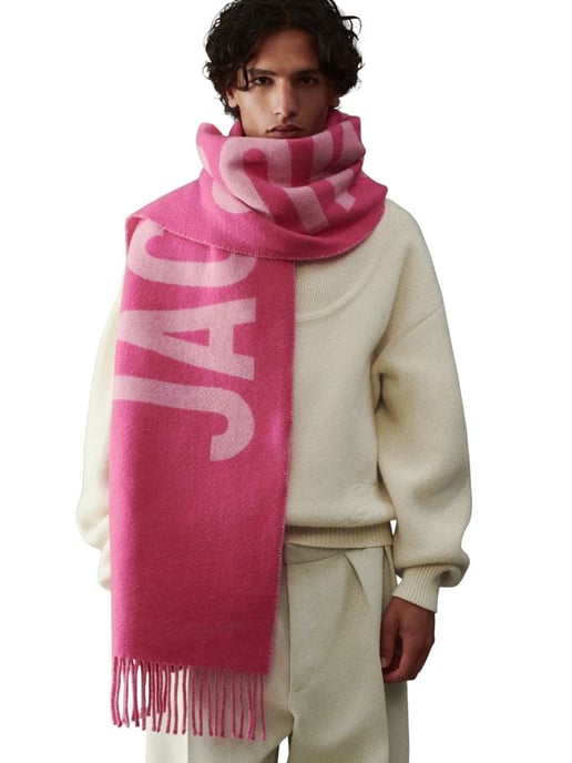 Jacquemus Sjaal Multi Roze - Image 3