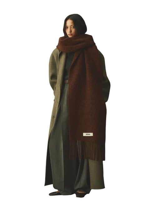 Jacquemus Sjaal Bruin - Image 5