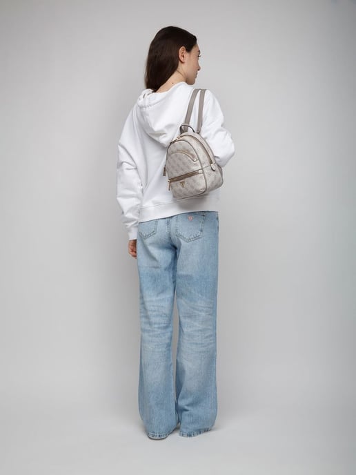 Guess Rugzak Donker Taupe Logo - Image 5