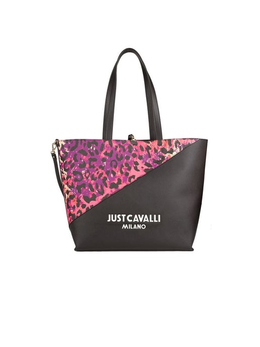 Just Cavalli Schoudertas Fuchsia Multi Print - Image 1
