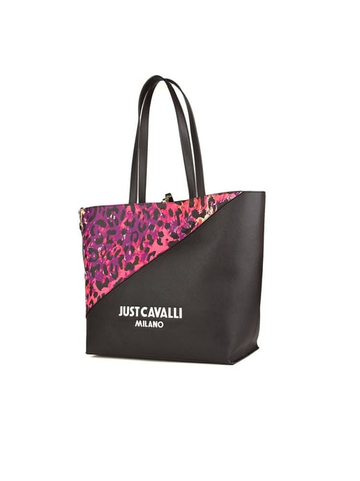 Just Cavalli Schoudertas Fuchsia Multi Print - Image 2