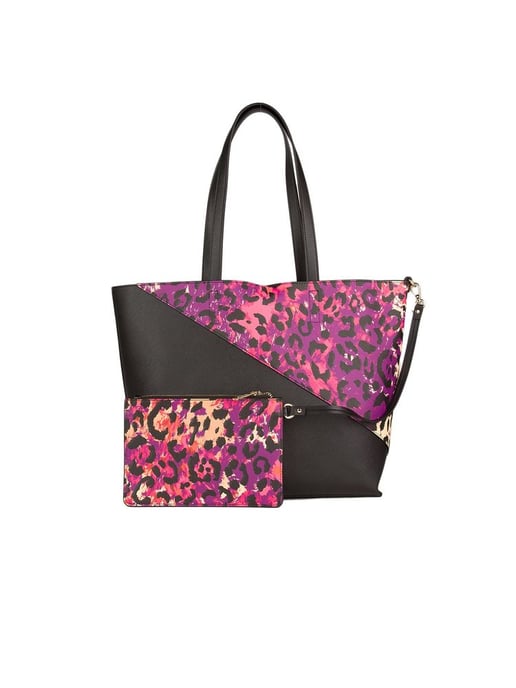 Just Cavalli Schoudertas Fuchsia Multi Print - Image 3