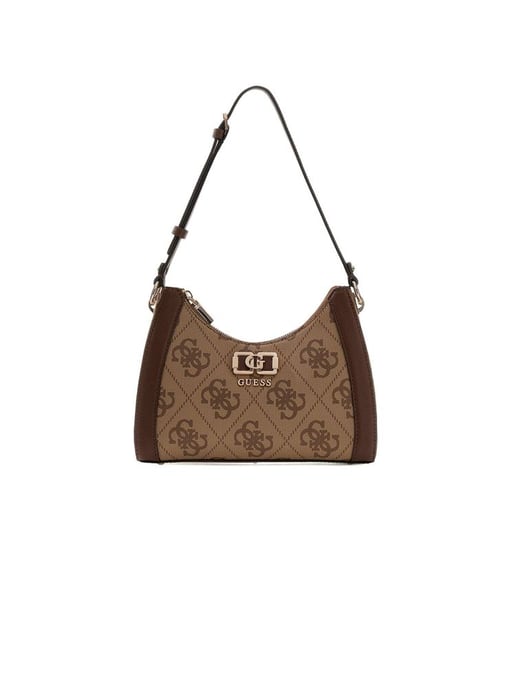 Guess Schoudertas Latte Logo/Bruin - Image 1