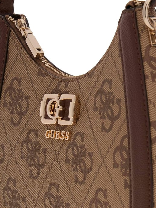 Guess Schoudertas Latte Logo/Bruin - Image 4