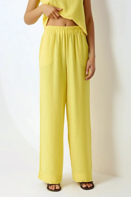 Linnen Voel Blouse & Elastische Taille Broek Tweedelige Coördinatie Set - Image 6