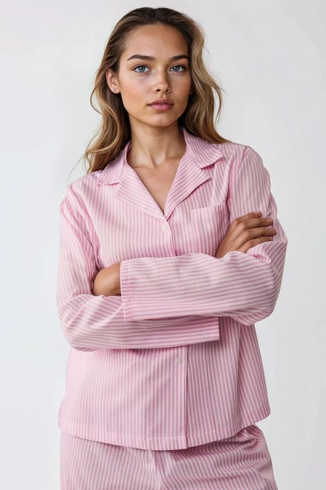 Gestreept Katoenen Pyjama Set - Image 5
