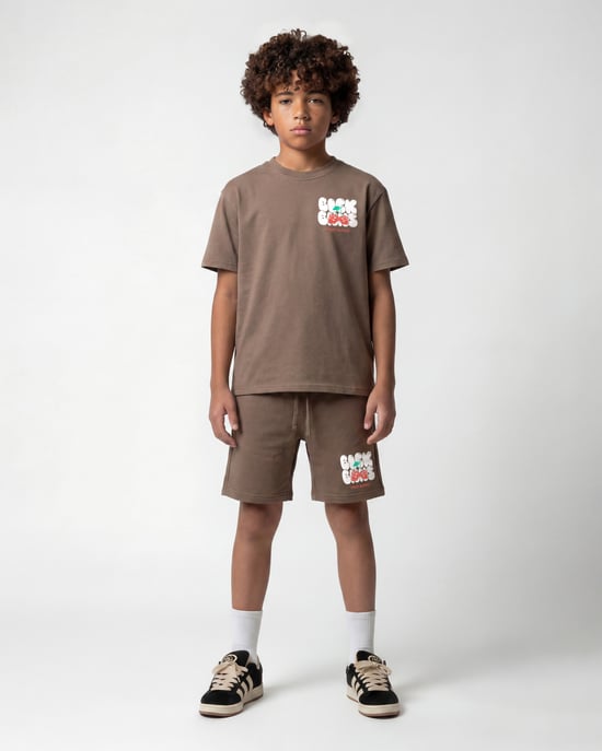 Black Bananas Kinderen Cherry Supply Twin Set, Bruin - Image 4
