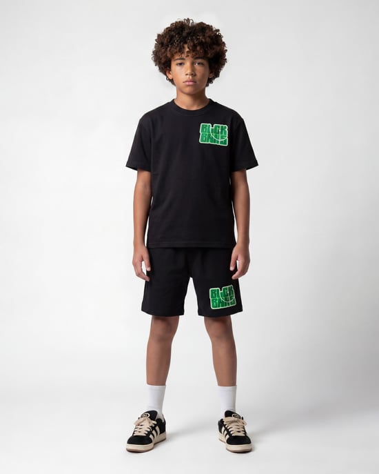 Black Bananas Kinderen World Cup Twin Set, Zwart - Image 3