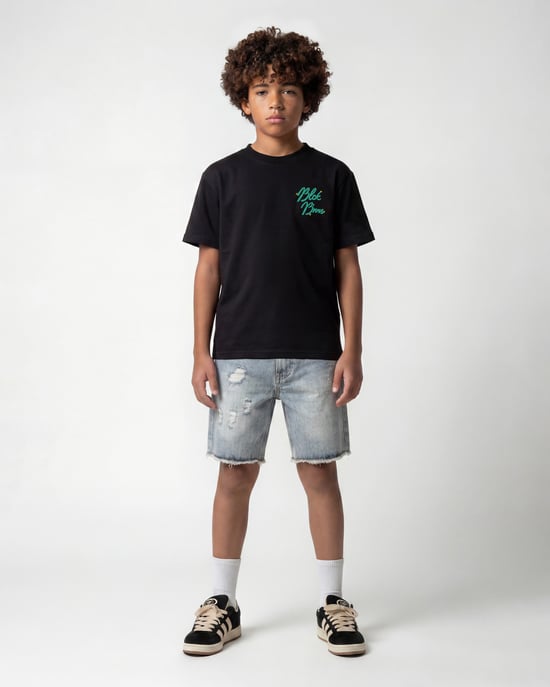 Black Bananas Kinderen Lemon Juice T-shirt, Zwart - Image 4