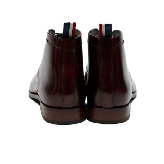 Ben Sherman London Brush Off Leren Heren Bruine Boots - Image 4