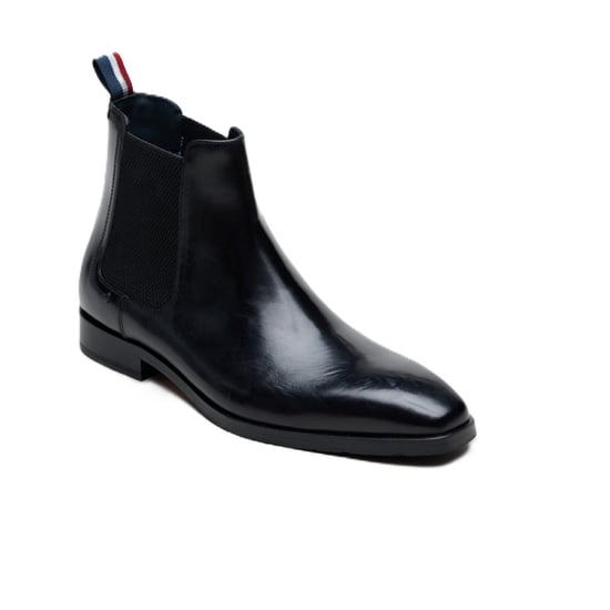 Ben Sherman Kendrick Leren Heren Zwarte Boots - Image 2