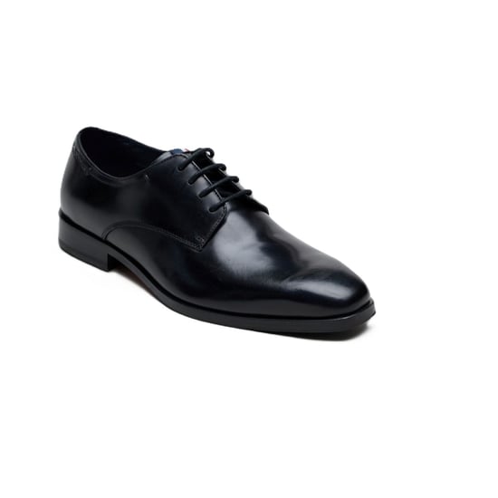 Ben Sherman Kenton Leren Heren Zwarte Veterschoenen - Image 2