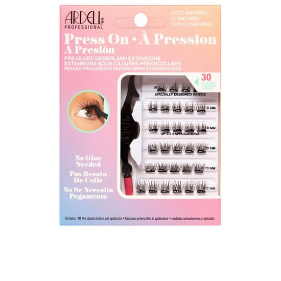 Ardell Press On Voorgelijmde Wimperverlengingen Voor Onder De Wimpers #naked Natural 30 Stuks - Image 1