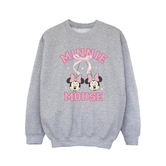 Disney Meisjes Cherry Club Minnie Mouse Sweatshirt (Sportgrijs) - Image 2