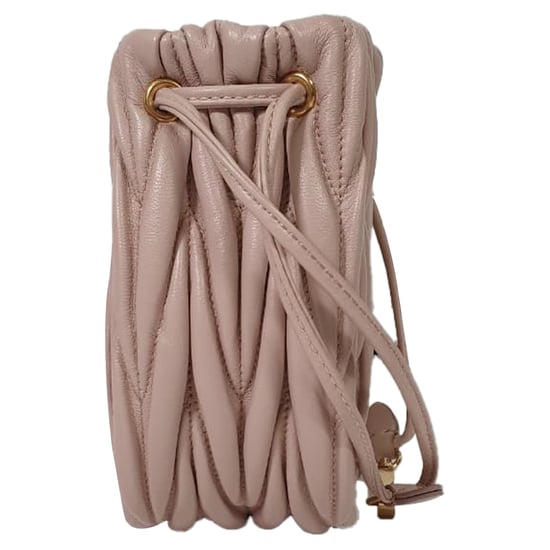 Miu Miu Matelassé Emmertas in Roze Leer - Image 2