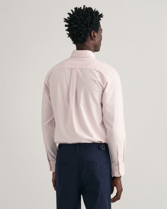GANT Mens Regular Fit Long Sleeve Oxford Shirt - Image 2