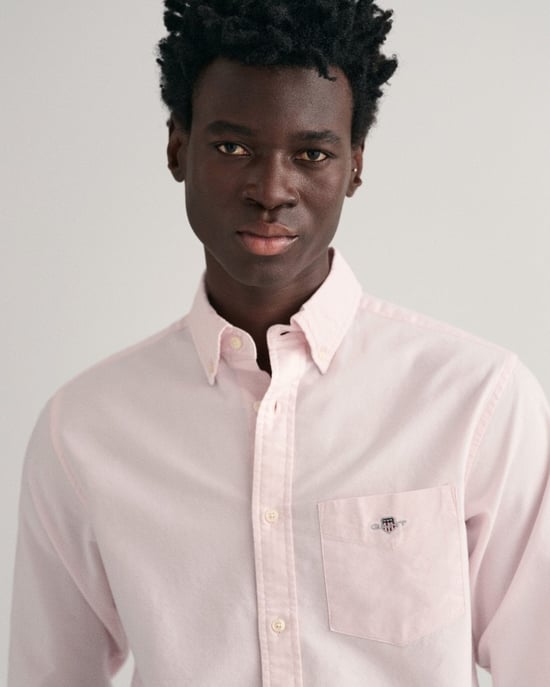 GANT Mens Regular Fit Long Sleeve Oxford Shirt - Image 5