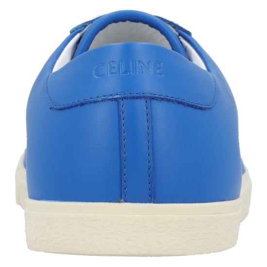 Celine Triomphe TR01L leren tennissneaker in blauw - Image 4