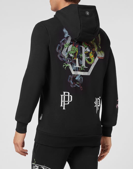 Sweatshirt Met Capuchon Gothic Plein - Image 5