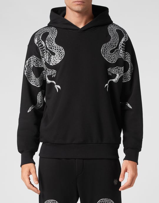 Hoodie Sweatshirt Snake - Image 2
