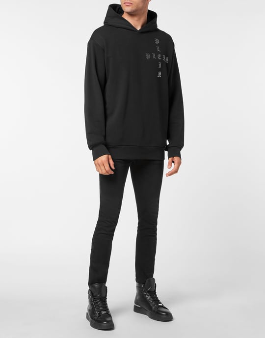 Sweatshirt Met Capuchon Gothic Plein - Image 3