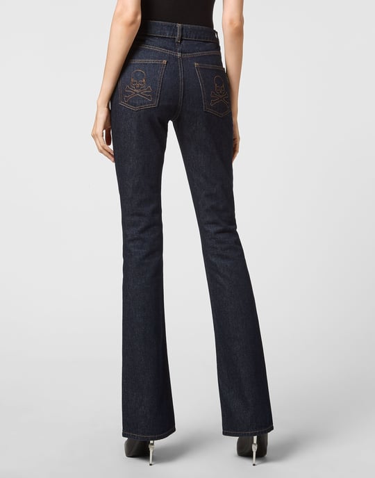 Jeans Flare Fit Skull - Image 4