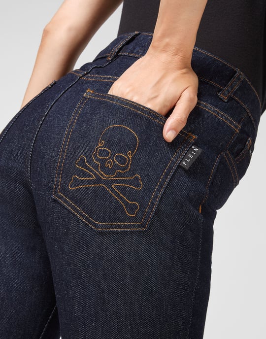 Jeans Flare Fit Skull - Image 5