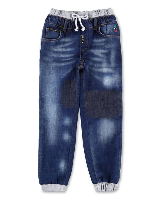Denim Broek Iconic Plein - Image 1