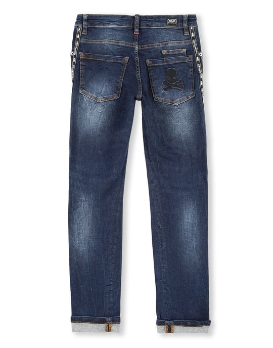 Denim Trousers Skull - Image 3