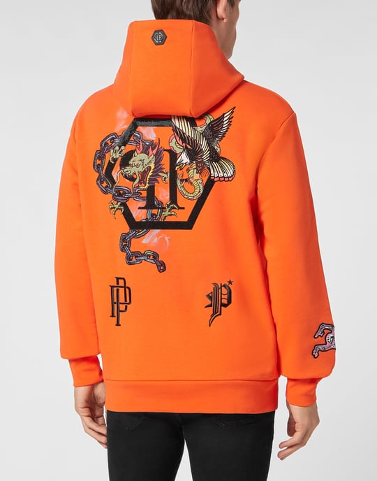 Sweatshirt Met Capuchon Gothic Plein - Image 3