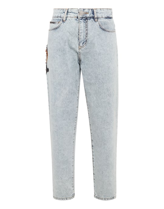 Jeans Mom Pasvorm Paisley - Image 1