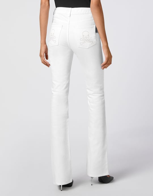 Jeans Flare Fit Skull - Image 4