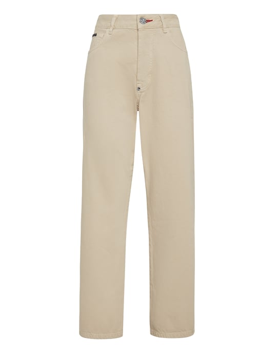 Denim Broek Losjes Iconic Plein - Image 1