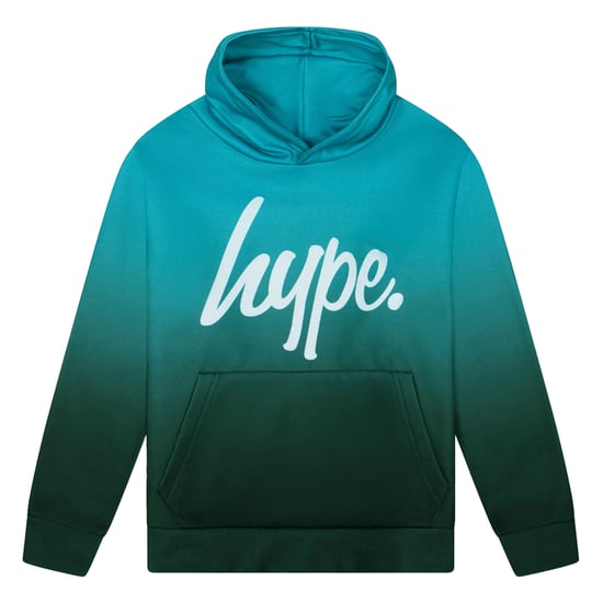 Teal Ombre Jongens Hoodie Zachte Casual Kinderen Sweatshirt Comfortabele Pasvorm - Image 1