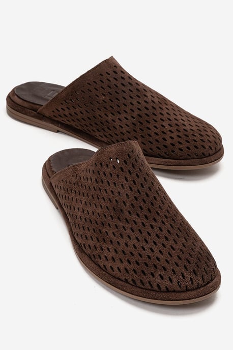 Melara Leren Instap Mule - Image 1