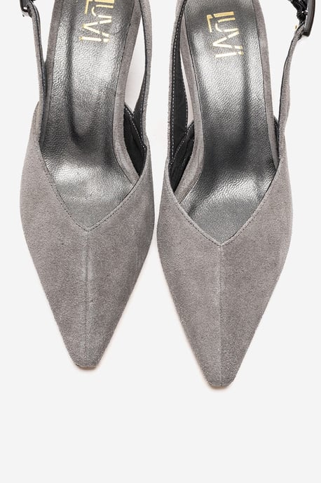 Dioris Leren Slingback Kitten Hak Pump - Image 2