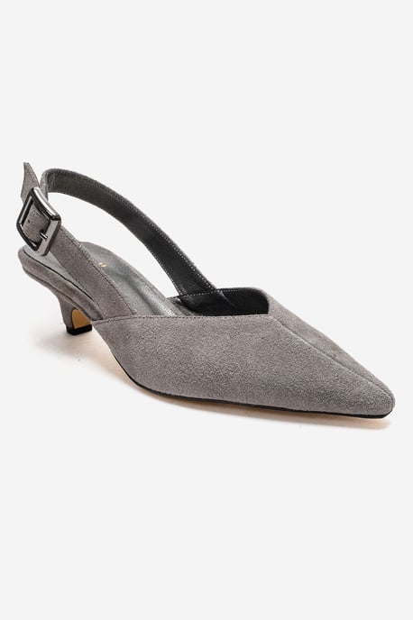 Dioris Leren Slingback Kitten Hak Pump - Image 3