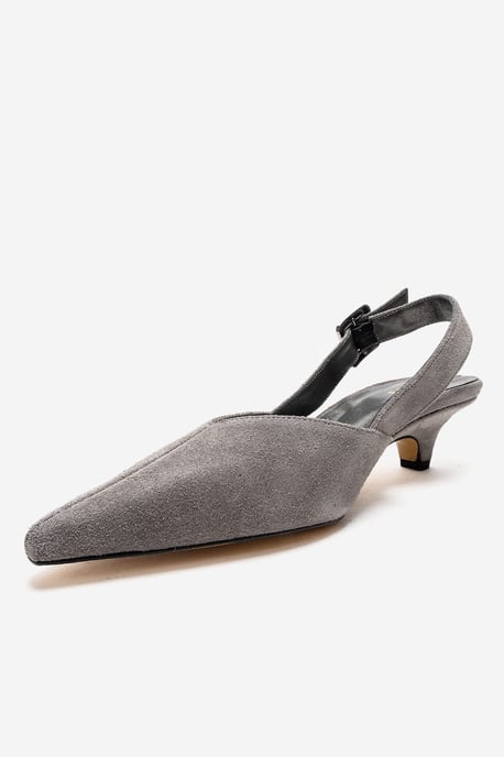 Dioris Leren Slingback Kitten Hak Pump - Image 6