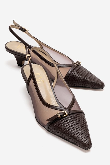 Laviera Mesh Slingback Pump - Image 1