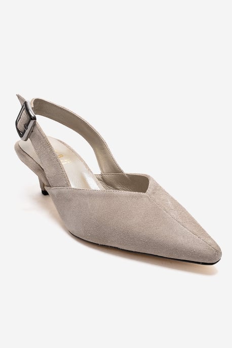 Dioris Leren Slingback Kitten Hak Pump - Image 3