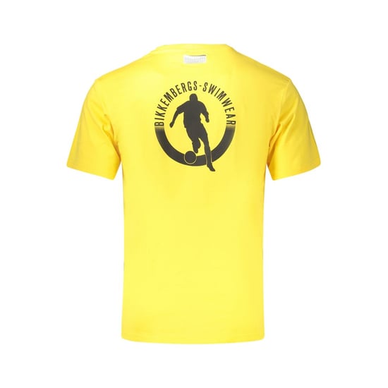 Bikkembergs Gele Katoenen Heren T-Shirt - Image 2