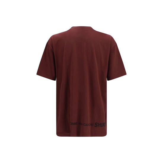 Comme Des Garçons Bordeaux Katoenen T-Shirt - Image 2