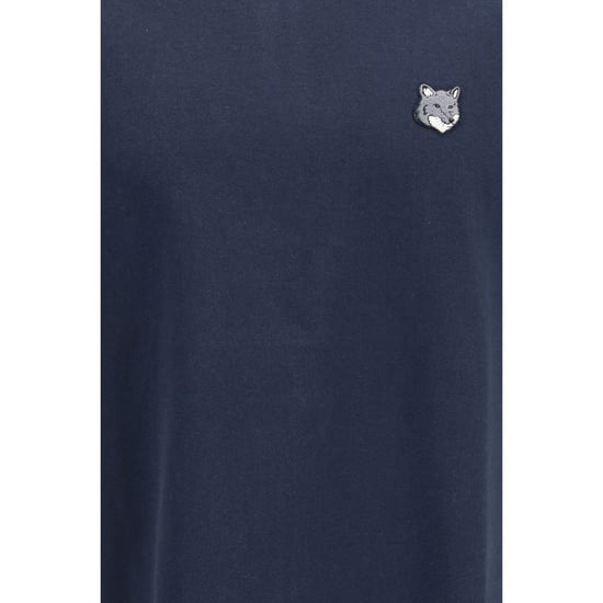 Maison Kitsuné Blauwe Katoenen T-Shirt - Image 3