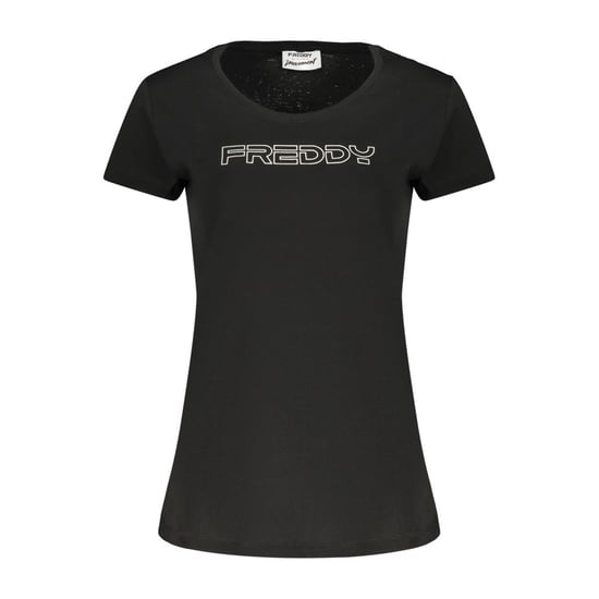 Freddy Zwarte Katoenen Dames T-shirt - Image 1
