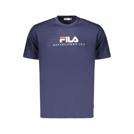 Fila Blauwe Katoenen T-Shirt voor Mannen - Image 1