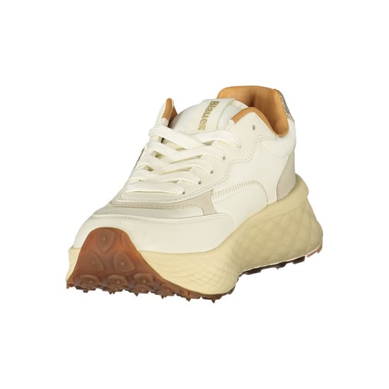 Blauer Beige Poliurethaan Dames Sneaker - Image 3
