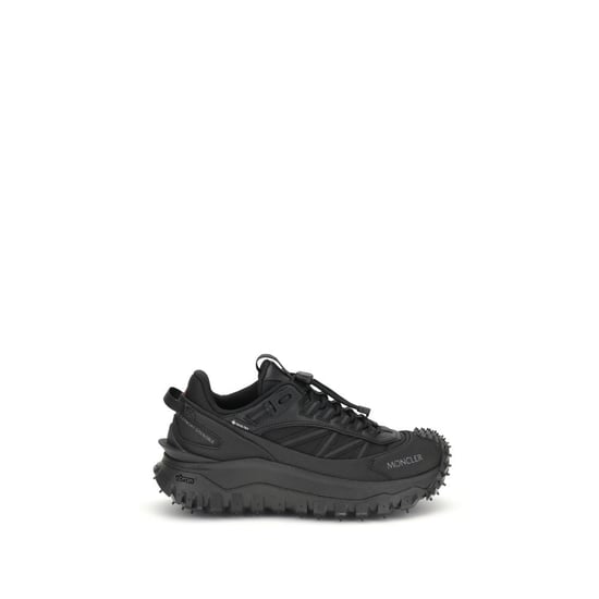 Moncler Zwarte Kalfslederen Bos Taurus Atletische Sneakers - Image 1