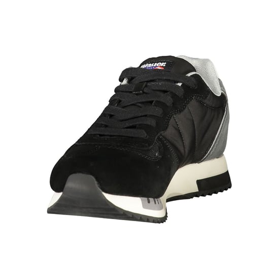 Blauer Zwarte Polyurethaan Heren Sneaker - Image 3