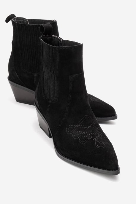 Julieta Leren Blokhak Western Boot (Dames) - Image 1